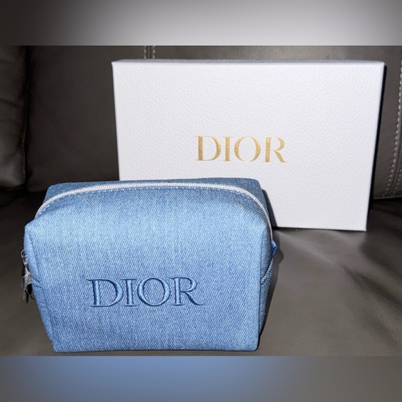 Dior Handbags - Dior Denim Blue Cosmetic Bag ✨GWP  w/ Box